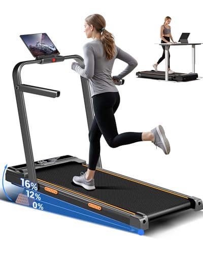 UMAY tapis roulant salvaspazio pieghevole 10km/h