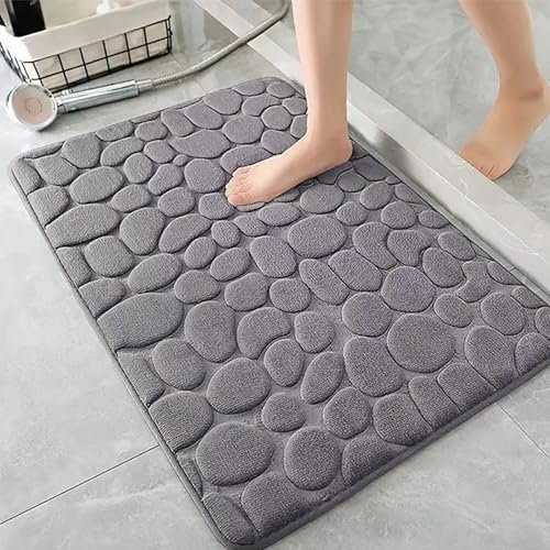 AMFUN tappeto da bagno in flanella tappeto bagno assorbente