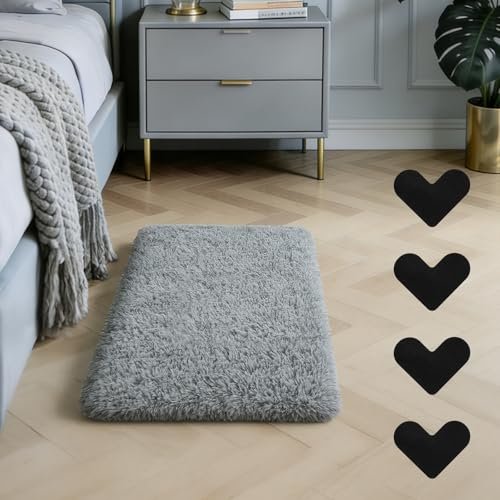 AUAUY tappeto salotto 60x90 con 4 patch