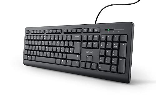 Trust Taro tastiera USB cablata layout italiano QWERTY