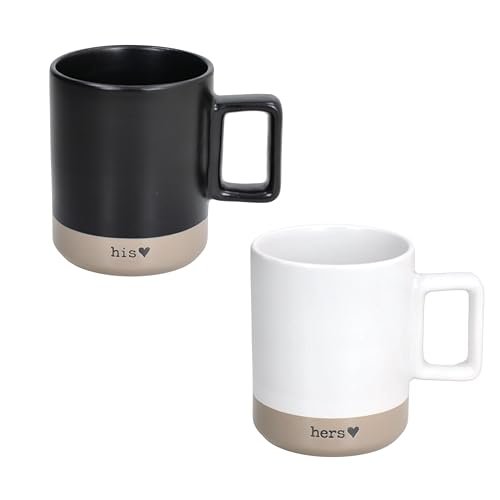 Tognana confezione 2 mug 400cc You & Me stoneware