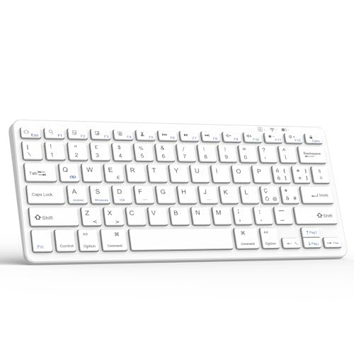 TQQ tastiera Bluetooth ricaricabile per iPad