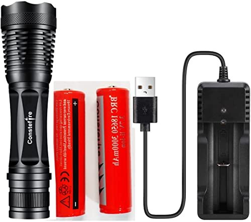 torcia LED fuoco regolabile 1200 lumen impermeabile