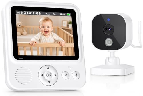 BURNNOVE baby monitor video e audio 2.8 IPS 720P