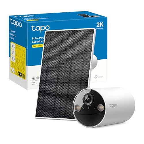 Tapo telecamera wifi esterna con pannello solare 2K