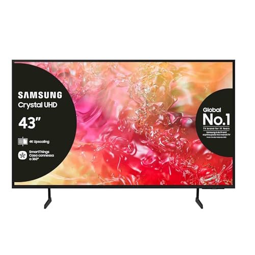 Samsung smart TV 43 pollici 4K Crystal Processor UHD
