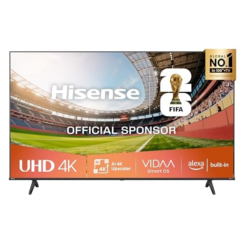 Hisense smart TV 43 pollici 4K Ultra HD 2025 con VIDAA