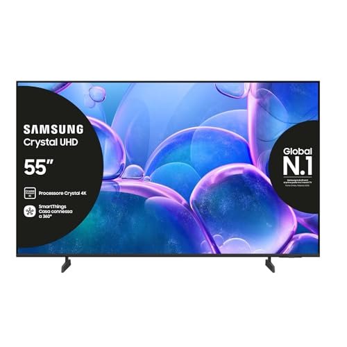 Samsung smart TV 55 pollici 4K Crystal UHD con Tizen