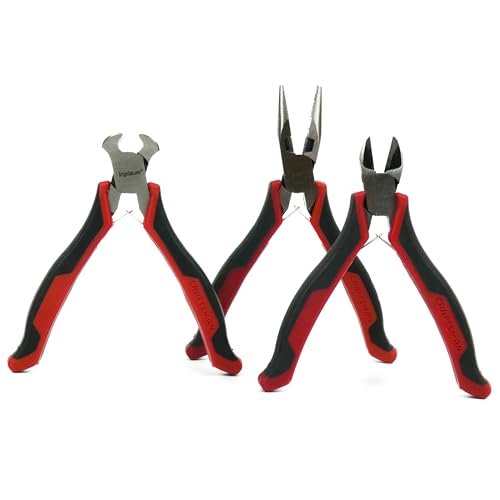 ingdaum mini pinze set 3 pezzi affilate