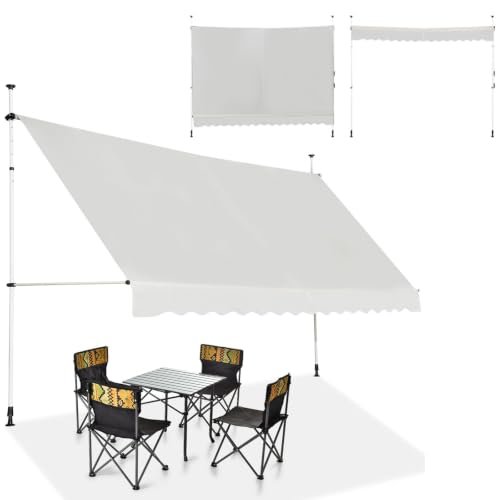 COSTWAY tenda da sole per balcone a morsetto