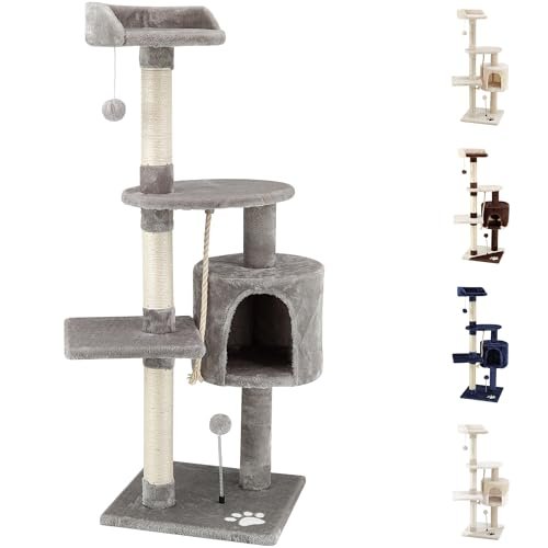 Beltom tiragraffi per gatto alto 112 cm parco giochi