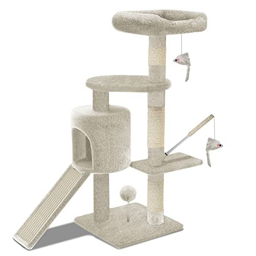 VOUNOT albero tiragraffi gatto con piattaforme e amaca