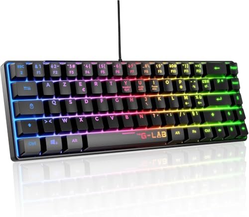 The G-Lab Keyz Hydrogen tastiera meccanica 60% gaming QWERTY