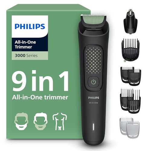 Philips Multigroom serie 3000 9 in 1 rifinitore tutto in uno