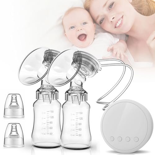 HyAdierTech tiralatte elettrico doppio portatile ricaricabile