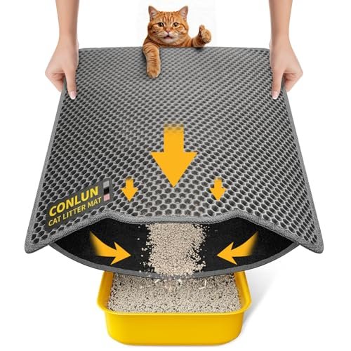 Conlun tappetino lettiera gatto 58x42 doppio strato