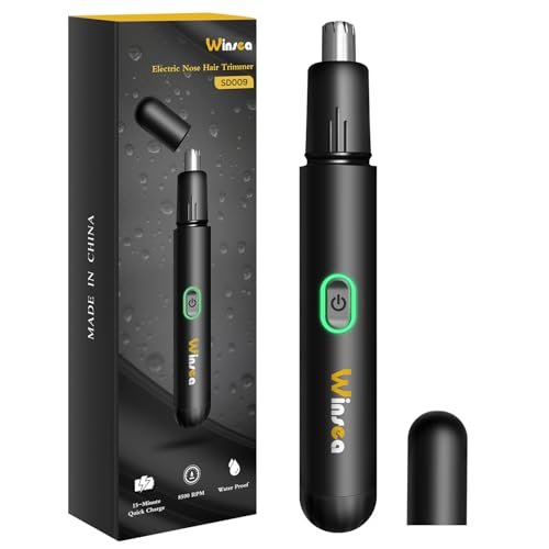 Winsea rasoio di precisione per naso orecchie sopracciglia e barba