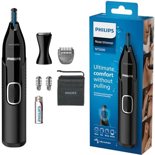 Philips Series NT5650 5000 rifinitore a batteria per naso orecchie