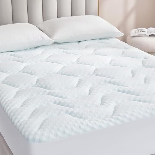 EHEYCIGA topper matrimoniale 160x190 memory foam coprimaterasso respirabile tasca extra profonda