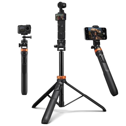 K&F CONCEPT bastone selfie 175 cm treppiede per smartphone