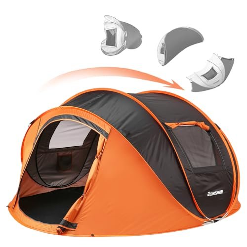 EchoSmile tenda da campeggio pop up 2 4 6 posti istantanea