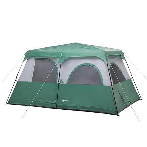 Amazon Basics tenda da campeggio istantanea con telo esterno