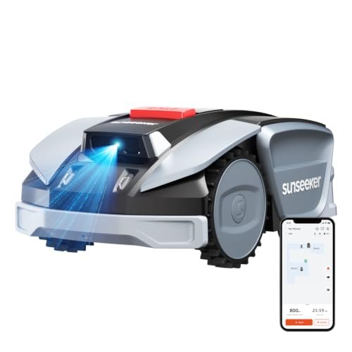 Sunseeker S3 robot tagliaerba senza filo RTK vision AI per 800 mq