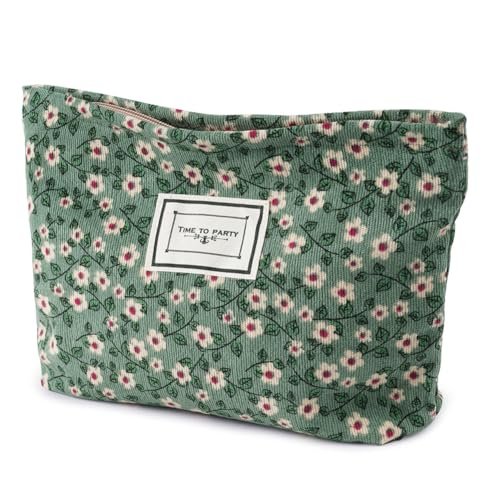 Aucuu beauty case da viaggio borsa toilette con scomparti