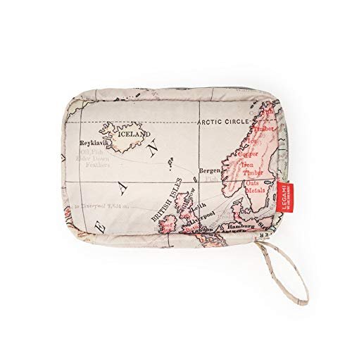 Legami beauty case da viaggio compatto map