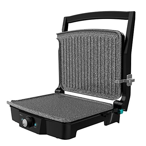 Cecotec piastra e griglia elettrica Rock n Grill 2000 Stone Ceramic Mix and Grill