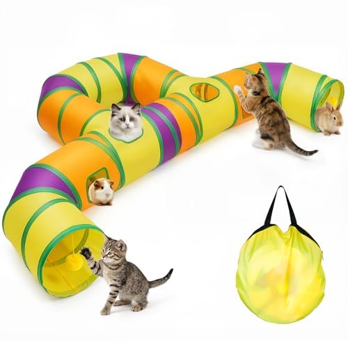 YAMI tunnel per gatti da interno grande casetta