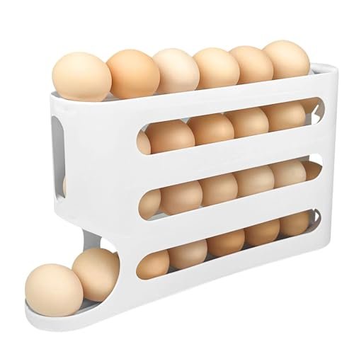 Ravytha porta uova da frigo scorrevole egg holder contenitore