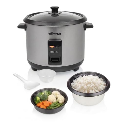 Tristar cuociriso 1.5L capacità acciaio inox