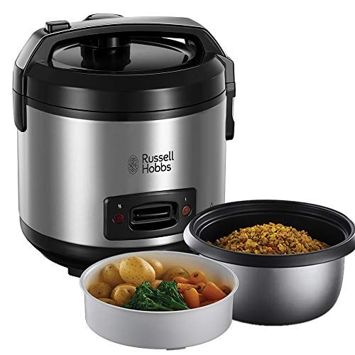 Russell Hobbs cuociriso vaporiera 2in1 multicottura 6 tazze