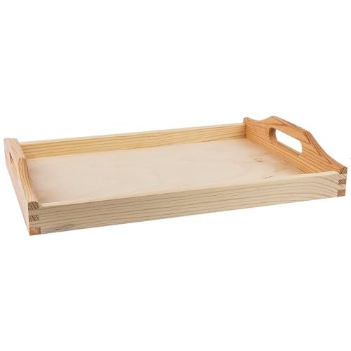 Ideen mit Herz vassoio in legno non trattato 30 cm