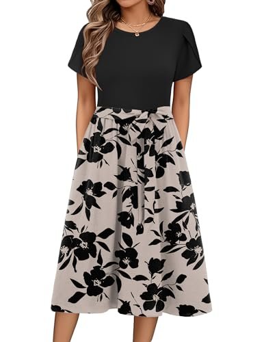 Zeagoo vestito midi donna