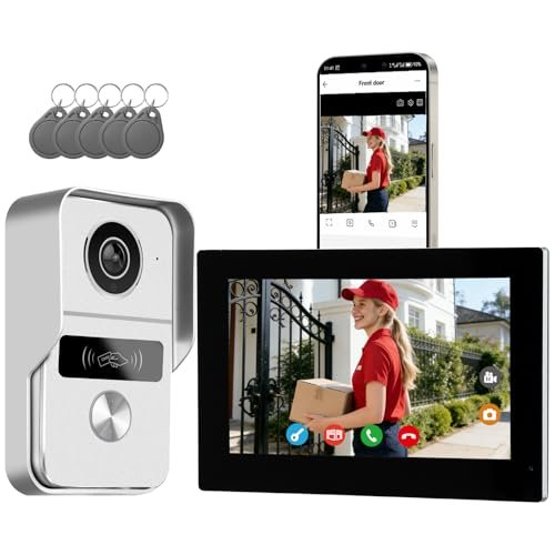 Honmidatek sistema di videocitofono a 2 fili KW02 1080p