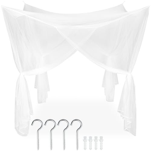tectake zanzariera letto baldacchino matrimoniale