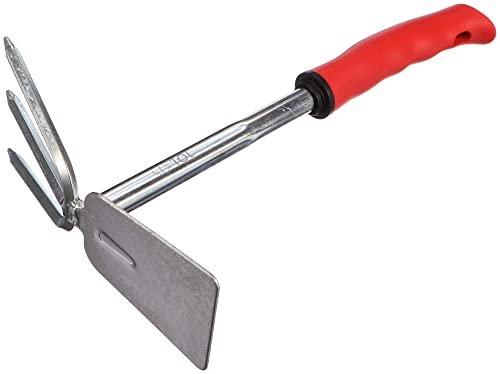 SIXTOL Garden zappa da giardino in acciaio di qualità con coltivatore e manico ergonomico