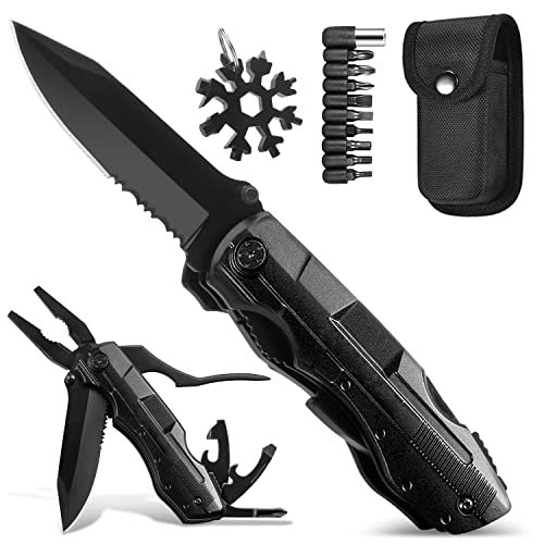 Coltello multiuso Multper 15 in 1 con fiocco di neve strumento per regalo
