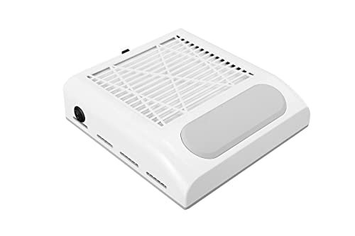 Aspiratore per unghie GC GLOBALCOMMERCE Aspiratore da Tavolo per Unghie, colore bianco per manicure, ricostruzione unghie