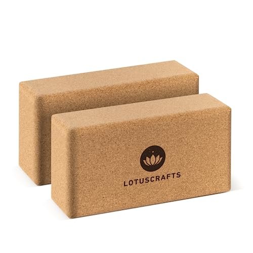 Lotuscrafts LOTUSCRAFTS Blocco yoga in sughero Supra Grip: immagine prodotto blocco yoga