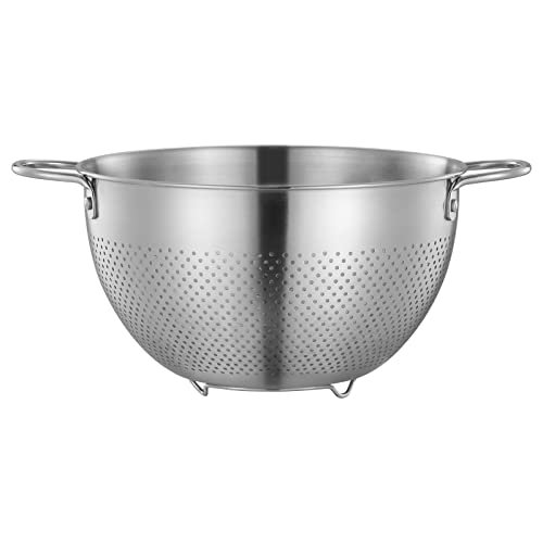 IPEA scolapasta 28 cm in acciaio inox per pasta frutta e verdura
