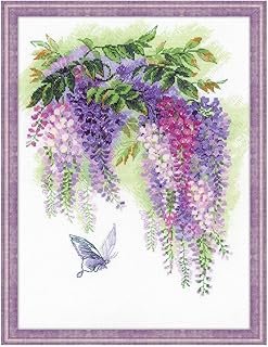 RIOLIS 1672 Glicine kit punto croce 30 per 40 centimetri