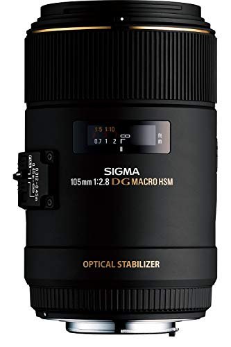 Sigma Sigma - Obiettivo 105mm-F/2.8 AF MACRO EX DG OS HSM,Attacco Canon