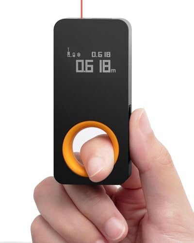 HOTO Metro Laser, 30m Misuratore Laser Distanza Mini, Regalo Uomo Gadget