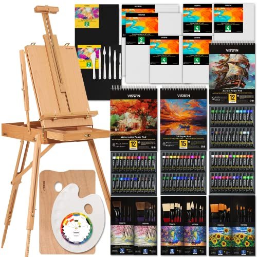 VISWIN kit per pittura a olio, immagine reale del prodotto