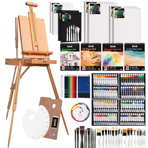 DJAR kit per pittura a olio, immagine reale del prodotto