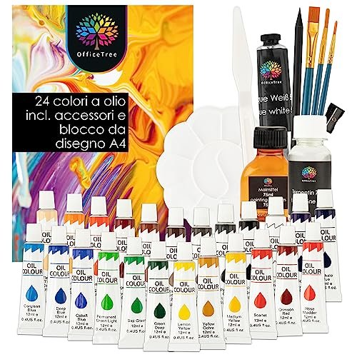 OfficeTree kit per pittura a olio, immagine reale del prodotto