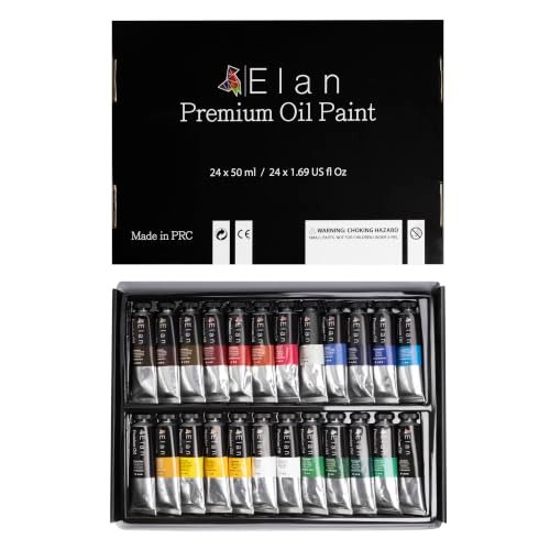 Elan kit per pittura a olio, immagine reale del prodotto